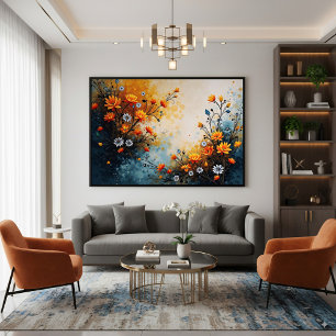 Blumen zur Feier Leinwanddruck