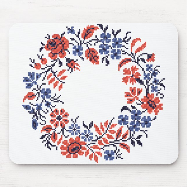 Blumen Zyklus Mousepad (Vorne)