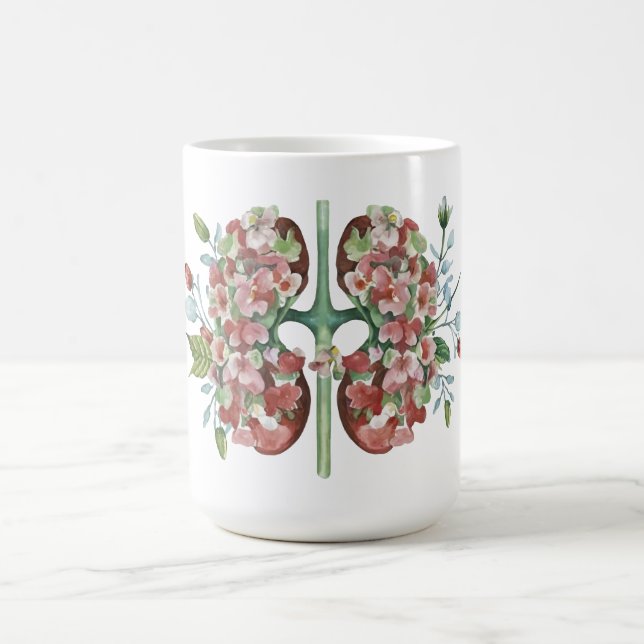 Blumenanatomie Nierenstelle Kaffeetasse (Mittel)