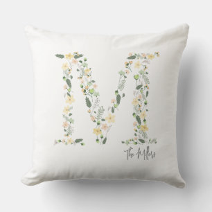 Blumenanfang "M"Soft Colors Meadow NAME Sweet Kissen