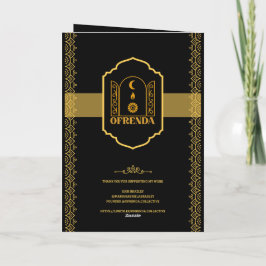 "Blumenangebot" - Botanische Hand & Blüte Karte