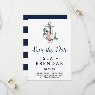 Blumenanker   Summer Save the Date Card