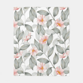 Blumenästhesie Fleecedecke