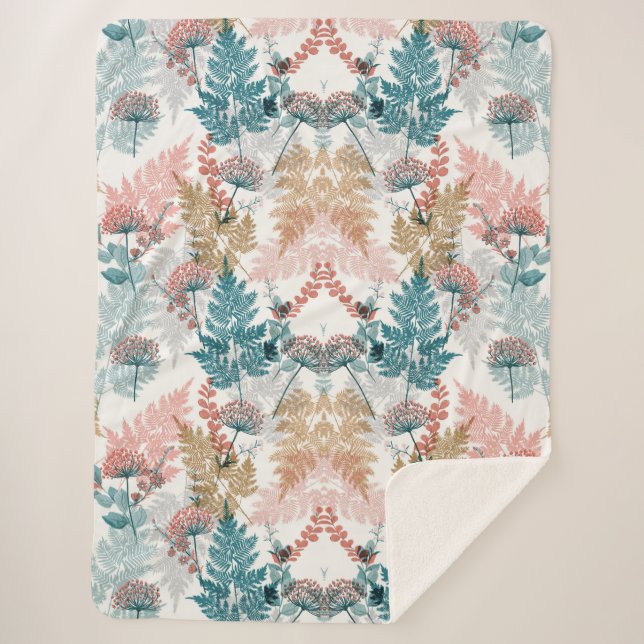 Blumenästhesie Sherpadecke (Vorderseite)