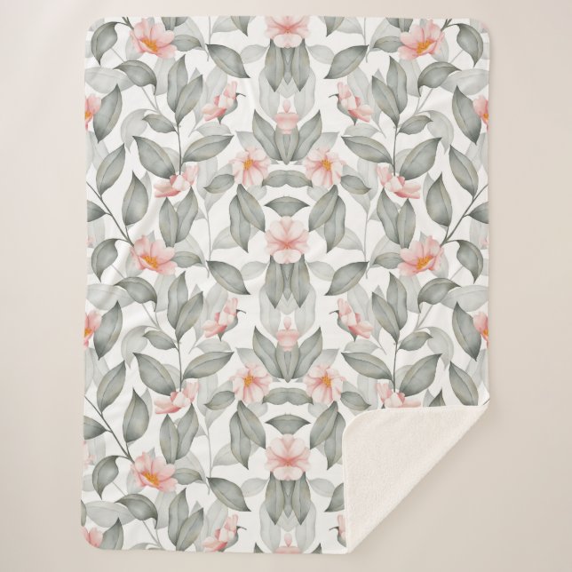 Blumenästhesie Sherpadecke (Vorderseite)