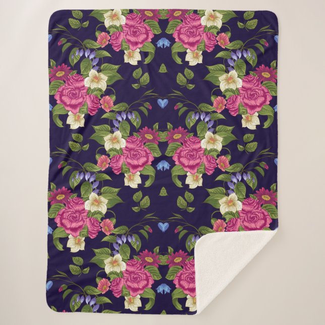 Blumenästhesie Sherpadecke (Vorderseite)