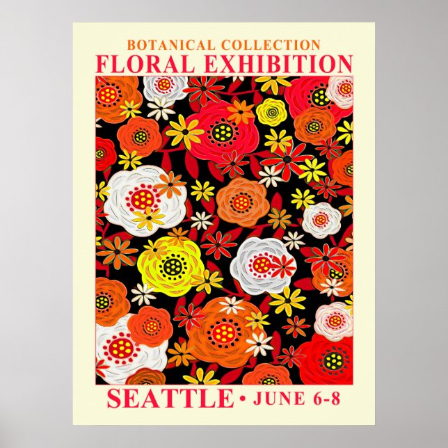 Blumenausstellung Nr. 9 Poster (Vorne)