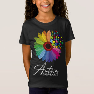 Blumenautismus Bewusstsein Daisy Blume Frauen T-Shirt