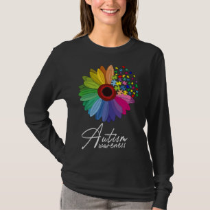 Blumenautismus Bewusstsein Daisy Blume Frauen T-Shirt