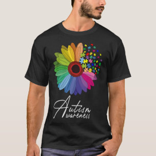 Blumenautismus Bewusstsein Daisy Blume Frauen T-Shirt