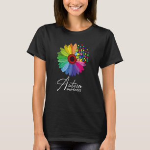 Blumenautismus Daisy Blume Männer Frauen Kinder Au T-Shirt