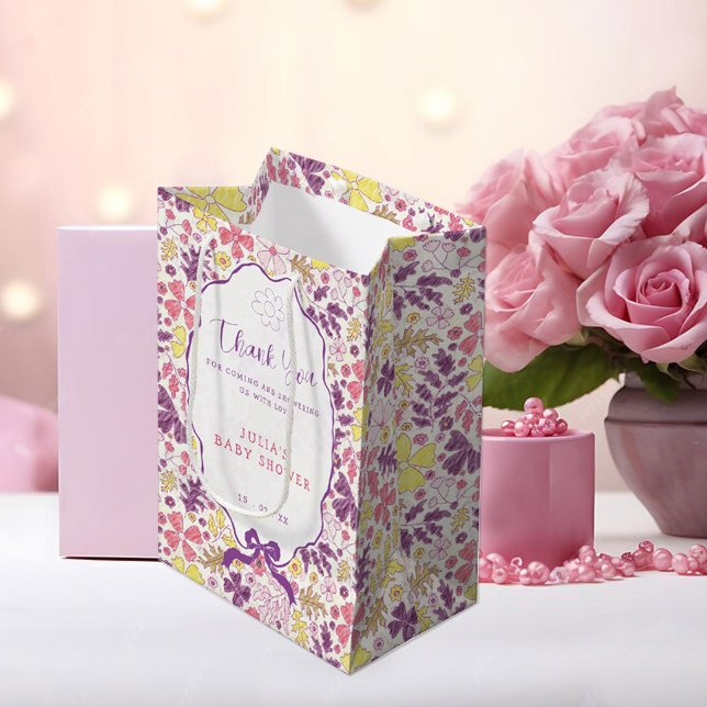 Blumenbaby-Mittlere Geschenktüte (Von Creator hochgeladen)