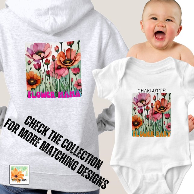 Blumenbaby modern editierbar baby strampler (Von Creator hochgeladen)