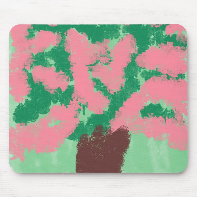 Blumenbaummousepad Mousepad (Vorne)