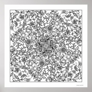 Blumenbeauty Sie Farbe Schöne große Poster