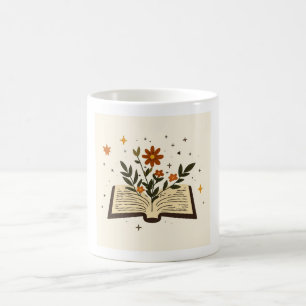 Blumenbecher 'Offenes Buch' Kaffeetasse