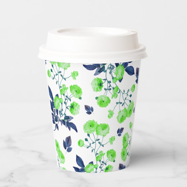 Blumenbecher Pappbecher (Vorderseite)
