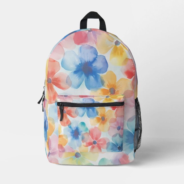 Blumenbecher - Stilvolle Windbeutel für Mama Bedruckter Rucksack (Vorderseite)