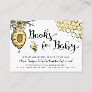 Blumenbeehive Honey Sweet Bee Books for Baby Begleitkarte
