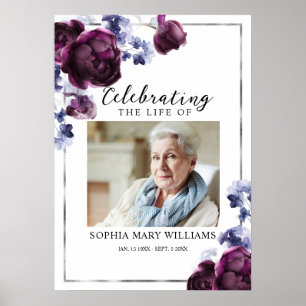 Blumenbeerdigung - Begrüßungszeichen Poster