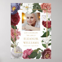 Blumenbeerdigung zum Foto der Lebensbeerdigung