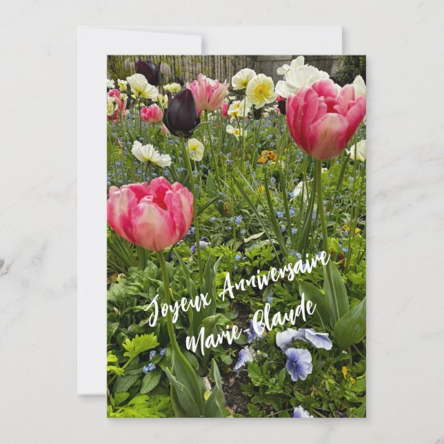 Blumenbeet (Vorderseite)