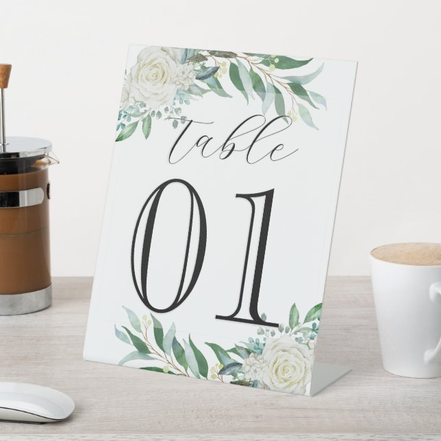 Blumenbeete, Grüne, Hausnummer, Hochzeit, Café Sockelschild (In SItu)