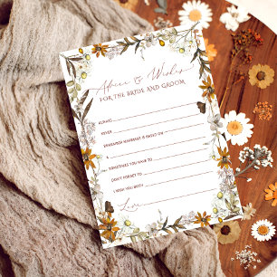 Blumenberatung für die Braut   BRAUTPARTY Hinweiskarte