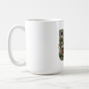 Blumenbeton-Wildblume-Typografie-Psychische Gesund Kaffeetasse