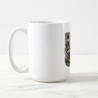 Blumenbeton-Wildblume-Typografie-Psychische Gesund Kaffeetasse