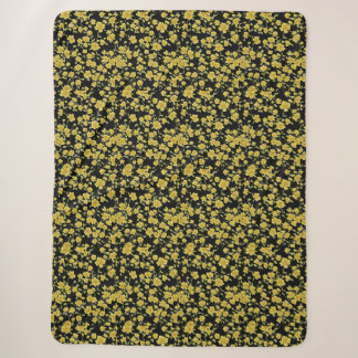 Blumenbettdecke Sherpadecke