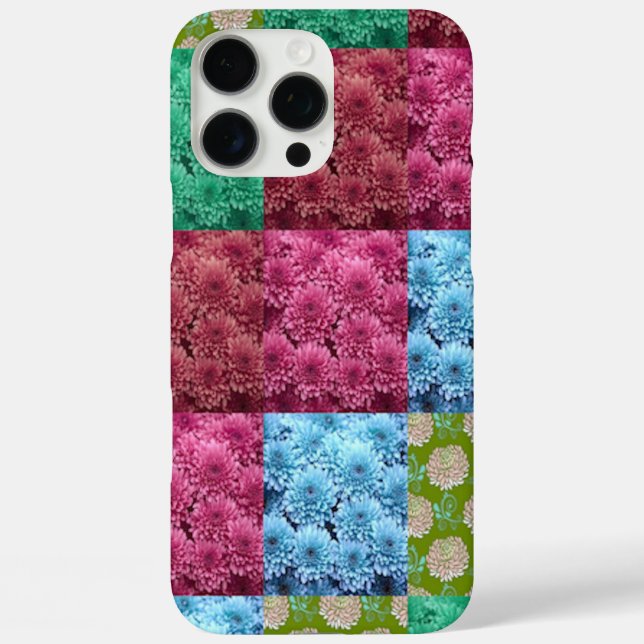 Blumenbettdecken-Design Case-Mate iPhone Hülle (Rückseite)