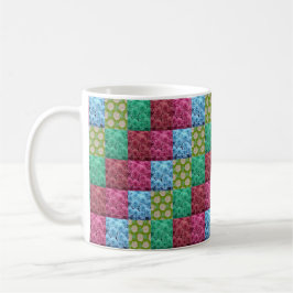 Blumenbettdecken-Design Kaffeetasse