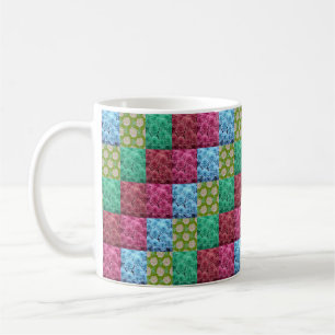 Blumenbettdecken-Design Kaffeetasse