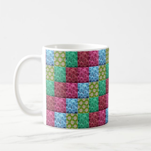 Blumenbettdecken-Design Kaffeetasse (Links)