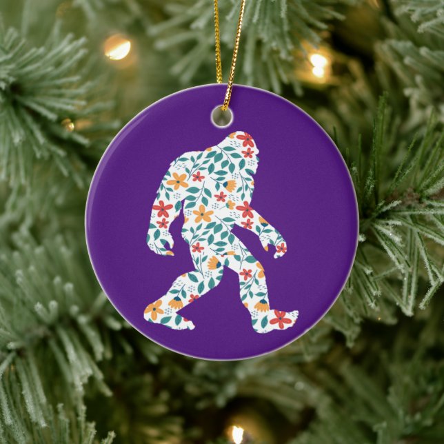 BLUMENBIGFOOT        KERAMIK ORNAMENT (Baum)