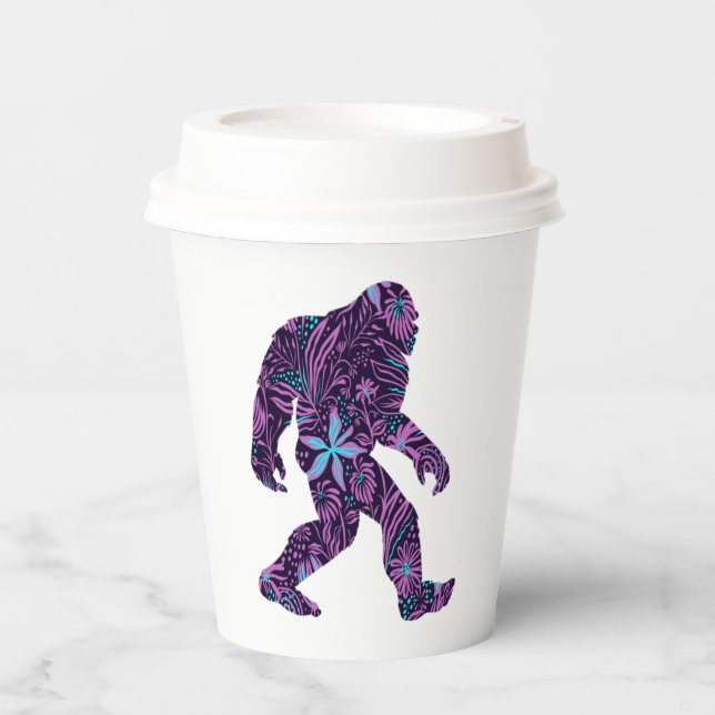 BLUMENBIGFOOT PAPPBECHER (Vorderseite)