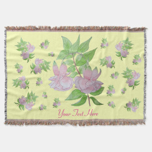 Blumenbild der Bündel der hübschen rosa Blumen Decke