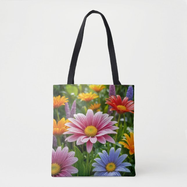 Blumenbild Nr. 30, Blumenreihe, Tragetasche (Vorderseite)