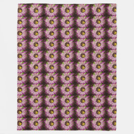 Blumenbilddecke Fleecedecke