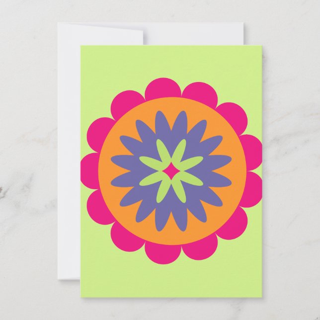 Blumenbilder in orangen und rosa (Vorderseite)