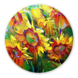 Blumenbilder Keramik Knobs Keramikknauf