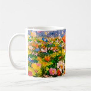 Blumenbilder monet malerei claude impressionismus kaffeetasse