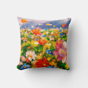 Blumenbilder monet malerei claude impressionismus kissen