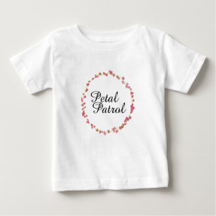 Blumenblatt-Patrouille für Blumen-Mädchen Baby T-shirt