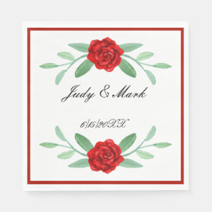 Blumenblätterpapier Napkins Serviette