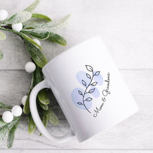 Blumenblau Kaffeetasse