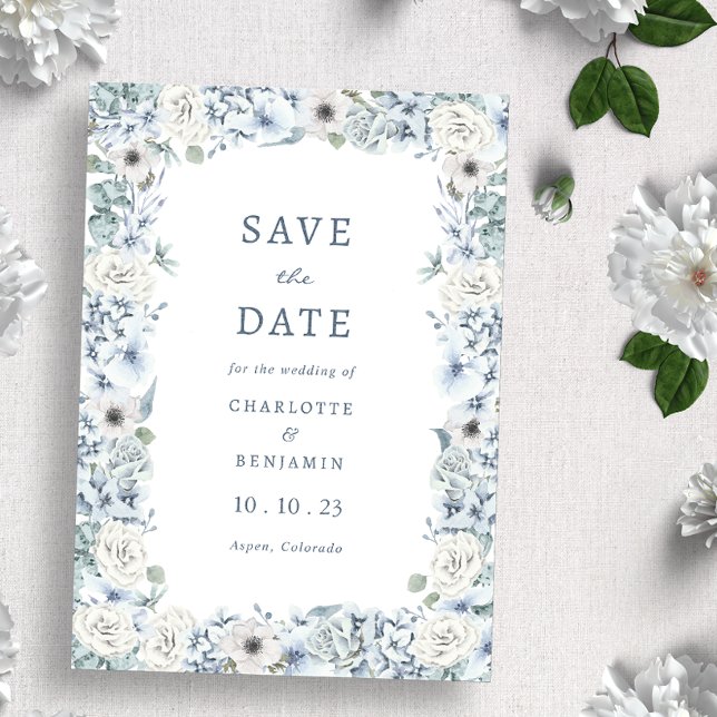 Blumenblau Save The Date (Von Creator hochgeladen)