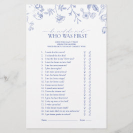 Blumenblau und Viktorianisches Brautparty