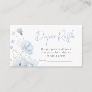 Blumenblauer Frühling Baby in blutwaschender Raffe Begleitkarte